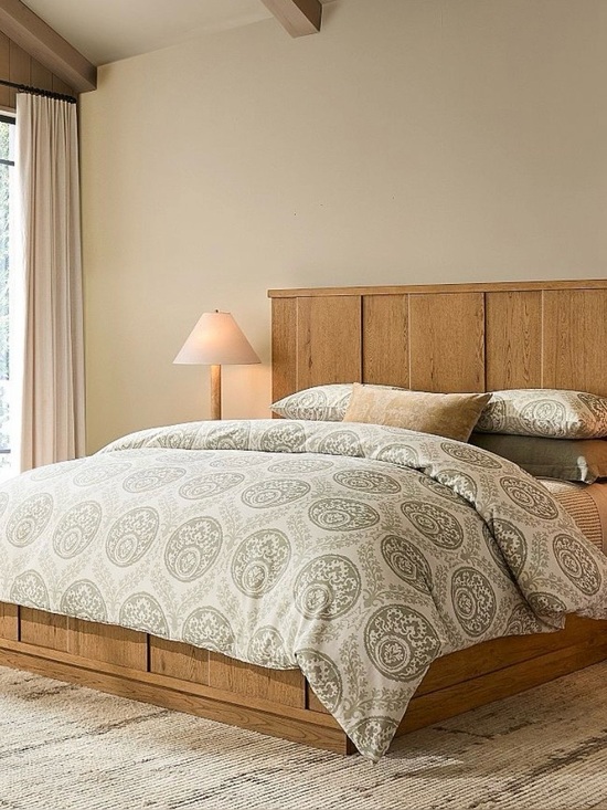 Pottery Barn Other - MEW Pottery Barn Lena Medallion Duvet Cover - Full / Queen 92” x 88”-Light green